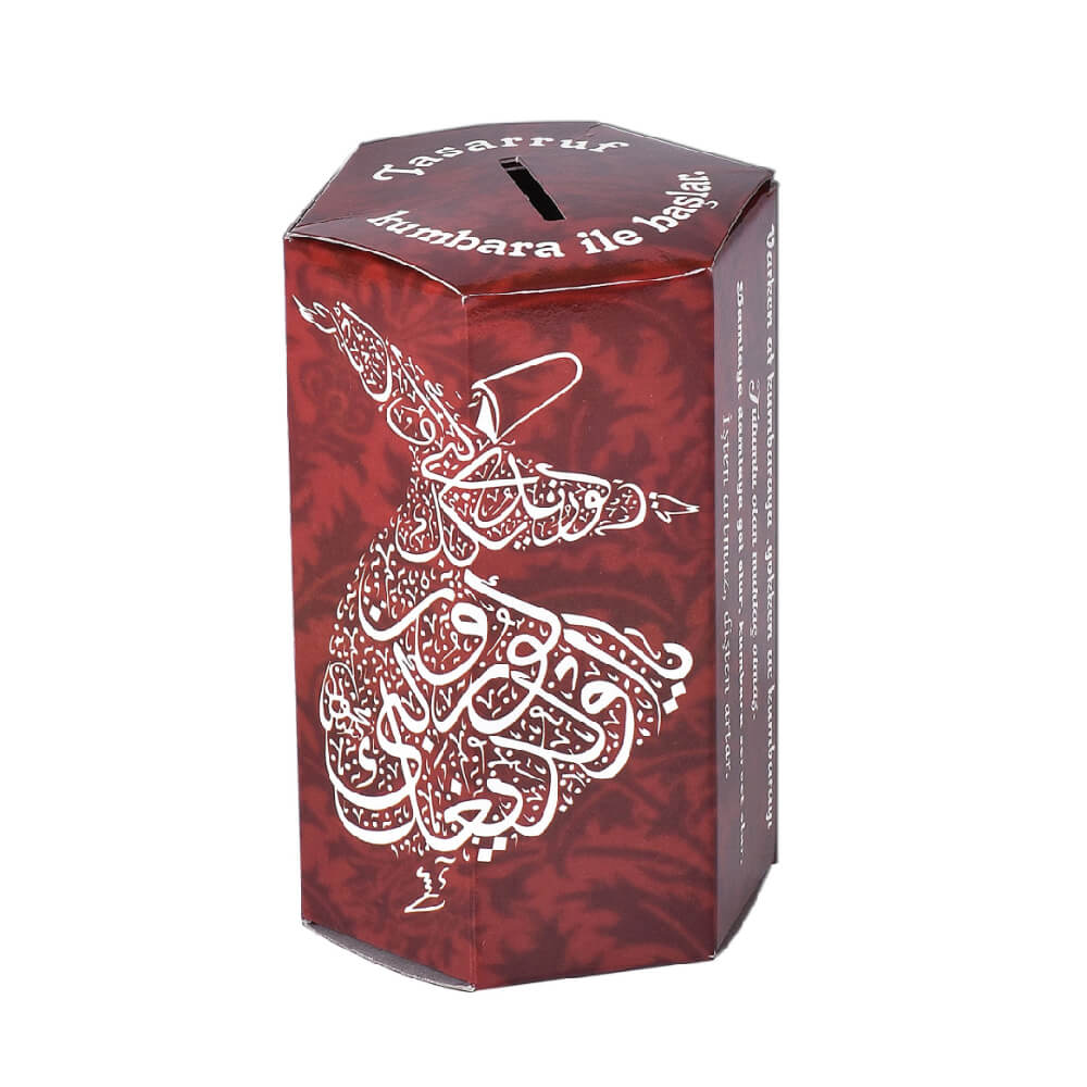 Özel Tasarım Karton Kumbara Bahşiş Kutusu Tip Box