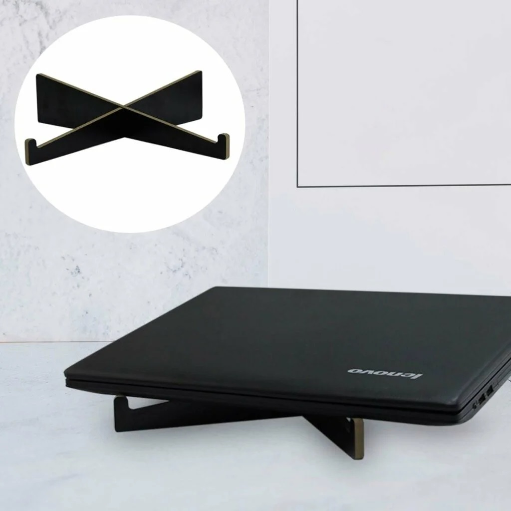 Ahşap Dizüstü Portatif Taşınabilir Laptop Sehpası Yükseltici