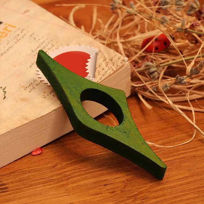 Özel Tasarım Ahşap Kitap Okuma Yüzüğü